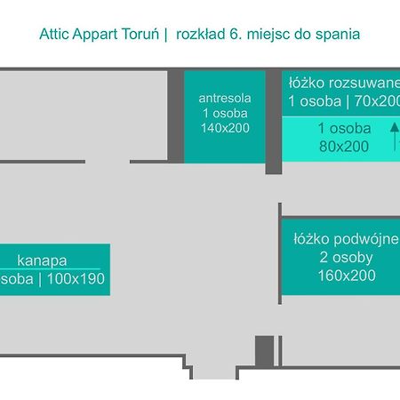 Attic Appart Stary Toruń מראה חיצוני תמונה